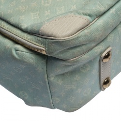 مملوكة مسبقًا حقيبة لوي فيتون ميني لين ساك ايه لينغير للحفاضات أزرق فاتح مونوغرامية