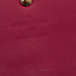 Louis Vuitton Rose Pop Monogram Vernis Sarah Wallet