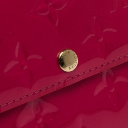 Louis Vuitton Rose Pop Monogram Vernis Sarah Wallet