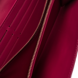 Louis Vuitton Rose Pop Monogram Vernis Sarah Wallet