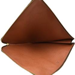 Pre Owned Louis Vuitton Monogram Canvas Poche Documents Clutch Bag