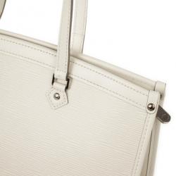 مملوكة مسبقًا Louis Vuitton White Epi Leather Madeleine GM Bag