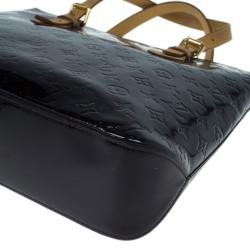 Pre Owned Louis Vuitton Purple Amarante Monogram Vernis Brentwood Tote