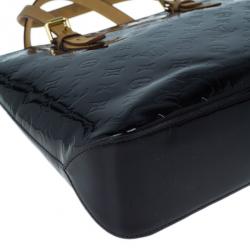 Pre Owned Louis Vuitton Purple Amarante Monogram Vernis Brentwood Tote