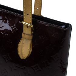 Pre Owned Louis Vuitton Purple Amarante Monogram Vernis Brentwood Tote