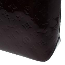 Pre Owned Louis Vuitton Purple Amarante Monogram Vernis Brentwood Tote