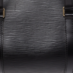 Pre Owned Louis Vuitton Black Epi Leather Soufflot Bag