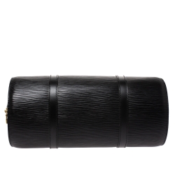 Pre Owned Louis Vuitton Black Epi Leather Soufflot Bag