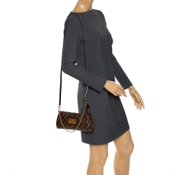 Pre Owned Louis Vuitton Damier Ebene Canvas Eva Pochette