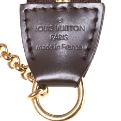 Pre Owned Louis Vuitton Damier Ebene Canvas Eva Pochette