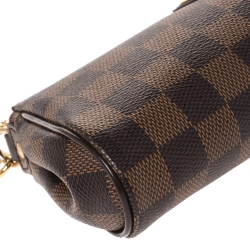 Pre Owned Louis Vuitton Damier Ebene Canvas Eva Pochette