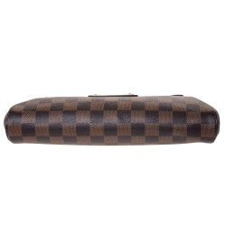 Pre Owned Louis Vuitton Damier Ebene Canvas Eva Pochette