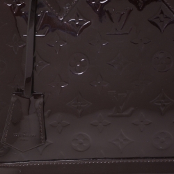 Pre Owned Louis Vuitton Amarante Monogram Vernis Leather Alma PM Bag