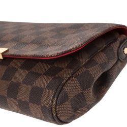Pre Owned Louis Vuitton Damier Ebene Canvas Favorite MM Bag