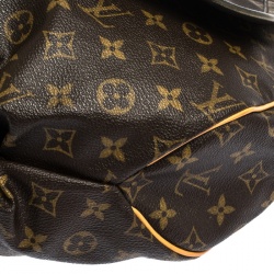 Pre Owned Louis Vuitton Monogram Canvas and Leather Limited Edition Kalahari GM Bag