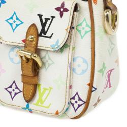 مملوكة مسبقًا Louis Vuitton Monogram Multicolor White Lodge PM