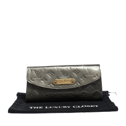 Louis Vuitton Gris Art Deco Monogram Vernis Sunset Boulevard Clutch