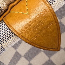 Pre Owned Louis Vuitton Damier Azur Canvas Keepall 50 Duffel Bag