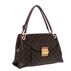 Pre Owned Louis Vuitton Aurore Monogram Canvas Olympe Bag