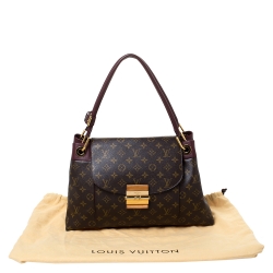 Pre Owned Louis Vuitton Aurore Monogram Canvas Olympe Bag