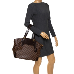 Pre Owned Louis Vuitton Damier Ebene Canvas Verona GM Bag