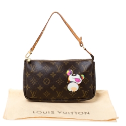 Pre Owned Louis Vuitton Monogram Canvas Panda Pochette Accessoires 