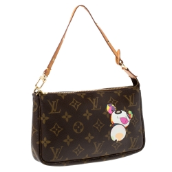 Pre Owned Louis Vuitton Monogram Canvas Panda Pochette Accessoires 
