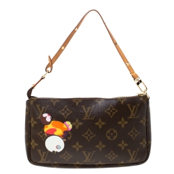 Pre Owned Louis Vuitton Monogram Canvas Panda Pochette Accessoires 