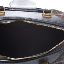 Pre Owned Louis Vuitton Black Monogram Canvas and Leather Limited Edition Golden Arrow Speedy Bag