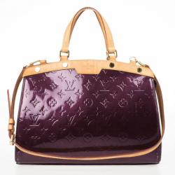 Pre Owned Louis Vuitton Rouge Fauviste Monogram Vernis Brea MM