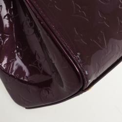 Pre Owned Louis Vuitton Rouge Fauviste Monogram Vernis Brea MM