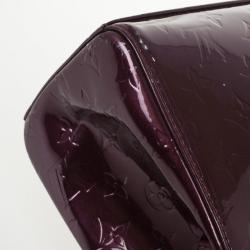 Pre Owned Louis Vuitton Rouge Fauviste Monogram Vernis Brea MM