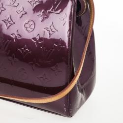 Pre Owned Louis Vuitton Rouge Fauviste Monogram Vernis Brea MM