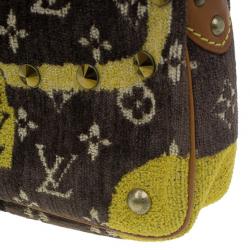 مملوكة مسبقًا Louis Vuitton Brown Monogram Limited Edition Velvet Trompe L'oeil Pochette