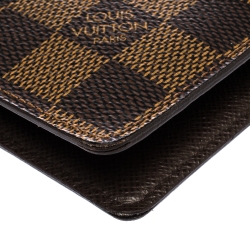 مملوكة مسبقًا Louis Vuitton Damier Ebene Canvas Ring Agenda Cover