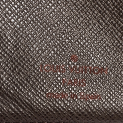 مملوكة مسبقًا Louis Vuitton Damier Ebene Canvas Ring Agenda Cover