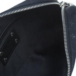 Pre Owned Louis Vuitton Black Suede Giraffe Conte De Fees Pochette