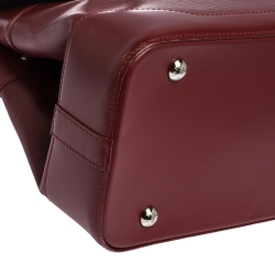 Pre Owned Louis Vuitton Red Epi Leather Bagatelle GM Bag