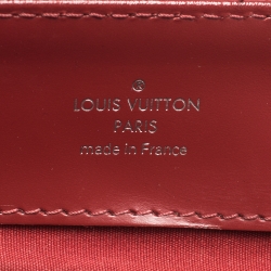 Pre Owned Louis Vuitton Red Epi Leather Bagatelle GM Bag