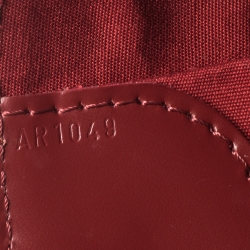 Pre Owned Louis Vuitton Red Epi Leather Bagatelle GM Bag