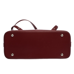 Pre Owned Louis Vuitton Red Epi Leather Bagatelle GM Bag