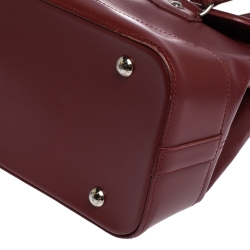 Pre Owned Louis Vuitton Red Epi Leather Bagatelle GM Bag