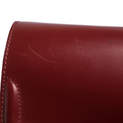 Pre Owned Louis Vuitton Red Epi Leather Bagatelle GM Bag