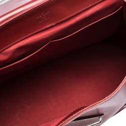 Pre Owned Louis Vuitton Red Epi Leather Bagatelle GM Bag