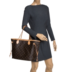 Louis Vuitton Monogram Canvas Neverfull MM Bag