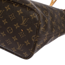 Louis Vuitton Monogram Canvas Neverfull MM Bag