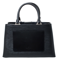 Pre Owned Louis Vuitton Black Epi Leather Kleber PM Bag