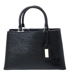 Black Louis Vuitton Epi Kleber MM Satchel – Designer Revival