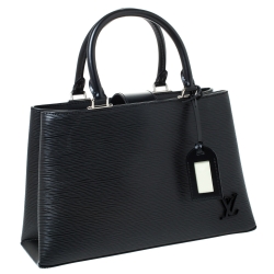 Pre Owned Louis Vuitton Black Epi Leather Kleber PM Bag