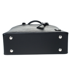 Pre Owned Louis Vuitton Black Epi Leather Kleber PM Bag